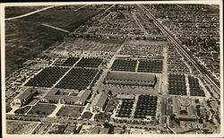 Aerial View of Tent City Postcard