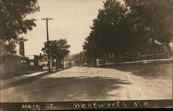 Main St. Wentworth, NH Postcard Postcard Postcard