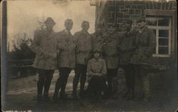 Snapshot of Soldiers Postcard