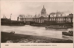 Cross Channel Steamers, Guinness's Brewery Dublin, Ireland Postcard Postcard Postcard