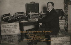 Royal Typewriter Agency Postcard