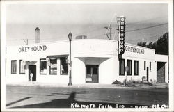 Greyhound Depot Klamath Falls, OR Postcard Postcard Postcard