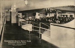 Edgewater Beach Yacht Club, Edgewater Beach Hotel, 5300 Block, Sheridan Road Chicago, IL Postcard Postcard Postcard