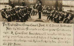 The Ringling Bros. Circus Concert Band Advertising Postcard Postcard Postcard