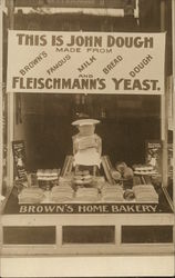 Fleischmann's Yeast - Brown's Home Bakery - John Dough Advertising Postcard Postcard Postcard