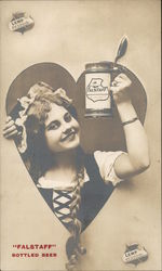 Lemp - Falstaff Bottled Beer Advertising Postcard Postcard Postcard