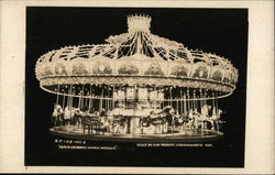 Superior Carousel, S.W. Parker Postcard