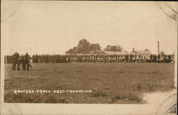 Track Meet Rooters - Trempealeau Trompeloup, France Navy Postcard Postcard Postcard