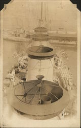 Smoke Stacks USS Pittsburgh (CA-4) Boats, Ships Postcard Postcard Postcard