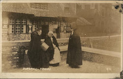 Three Old Women in Capes Postcard Postcard Postcard