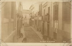 A Street in Almeria Spain Postcard Postcard Postcard