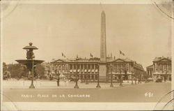 Place de la Concorde Postcard