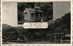 Knotts Modern Cabins and Tourist Home Clarksburg, WV Postcard Postcard Postcard