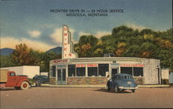 Frontier Drive In Missoula, MT Postcard Postcard Postcard