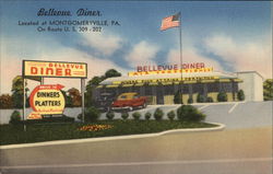 Bellevue Diner Postcard