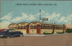 Cross Keys Diner New Oxford, PA Postcard Postcard Postcard