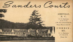 Sanders Courts Postcard