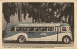 Southeastern Greyhound Lines Buses Postcard Postcard Postcard