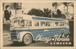 Greyhound Chicago-Florida Limited Postcard