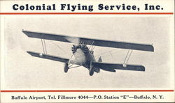 Colonial Flying Service - Buffalo Airport Postcard