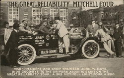 1915 Mitchell Light Four, Mitchell-Lewis Motor Co. Cars Postcard Postcard Postcard