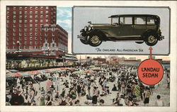 Oakland-Pontiac Sixes, General Motors Exhibition Cars Postcard Postcard Postcard