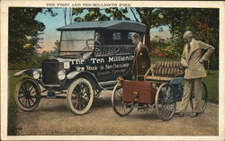 The First and Ten Millionth Ford Cars Postcard Postcard Postcard