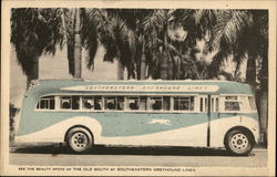 Southeastern Greyhound Lines Postcard