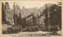 Needles Highway, Black Hills Postcard