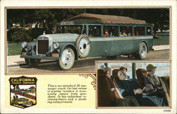 California Transit Company Passenger Coach Postcard