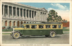 MItten Management Gas Electric Motorbus Postcard