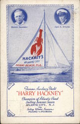 Auxiliary Yacht "Harry Hackney" Atlantic City, NJ Postcard Postcard Postcard