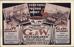 G. & W. Restaurants Postcard