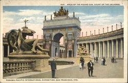 Arch of the Rising Sun, Court of the Universe 1915 Panama-Pacific Exposition Postcard Postcard Postcard