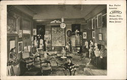 Heinz Ocean Pier - Sun Parlor Interior Postcard