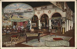 Heinz Pier - Interior View, Art Exhibit Postcard