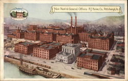 H. J. Heinz Co. - Main Plant & General Offices Pittsburgh, PA Postcard Postcard Postcard