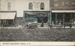 Brown's Confectionery Huron, SD Postcard Postcard Postcard