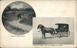 The Delivery Wagon, The Wm. Hengerer Co. Postcard