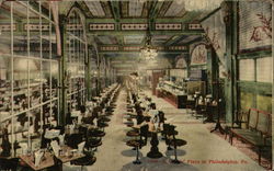 A Dining Cafeteria Philadelphia, PA Postcard Postcard Postcard