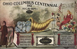 Ohio Columbus Centennial 1912 - Teutonia Savings & Loan Co. Float Postcard Postcard Postcard