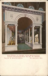 The M .H. Wiltzius Co. - Exhibit, Varied Industries Building 1904 St. Louis Worlds Fair Postcard Postcard Postcard