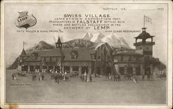 Swiss Village 1907 Jamestown Exposition Postcard Postcard Postcard