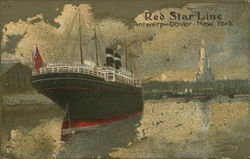 Red Star Line Postcard Postcard Postcard