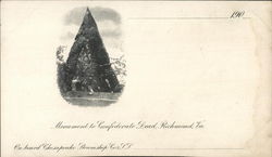 Monument to Confederate Dead Richmond, VA Postcard Postcard Postcard