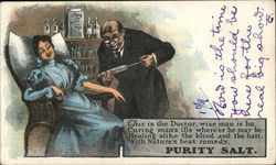 Purity Salt - Doctor Giving Shot to Female Patient Cooking Postcard Postcard Postcard