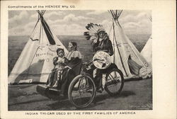 Indian Tri-Car, Hendee Mfg. Co. Motorcycles Postcard Postcard Postcard