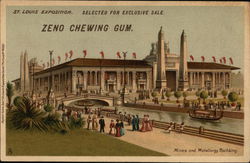 Mines and Metallurgy Building Zeno Chewing Gum 1904 St. Louis Worlds Fair Postcard Postcard Postcard