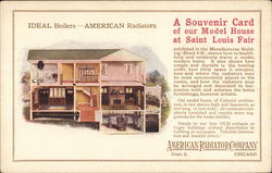 American Radiator Company - Model House Exhibit Postcard