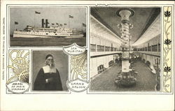 Steamer "Puritan" Postcard